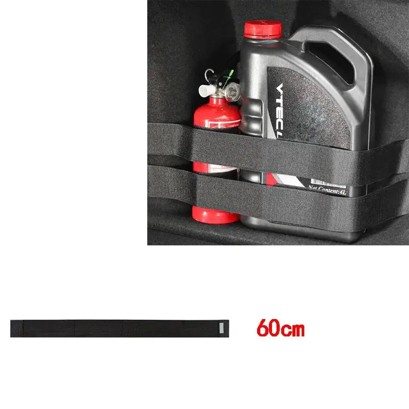 Car Back Rear Trunk Storage Net Seat Elastic String Net Magic Sticker Mesh Storage Bag Interior storage network from PriceLows™