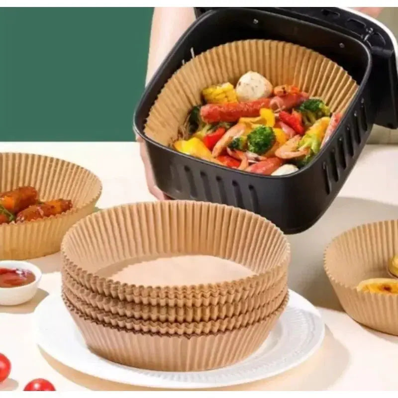 Air Fryer Paper Oven Paper Disposable Send Brush Non-Stick Airfryer Baking Papers Liners Parchment Paper for Baking Microwave from PriceLows™