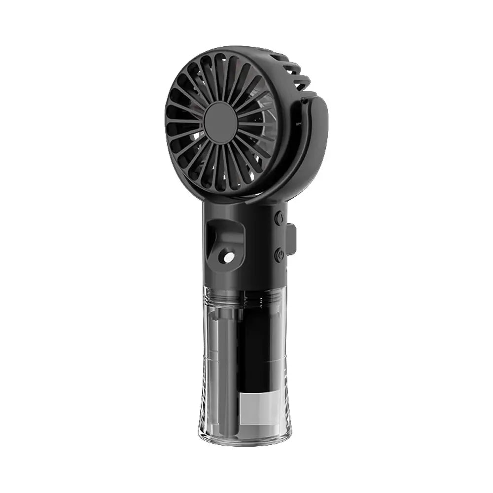 Mini Portable Handheld Fan | Usb Rechargeable | Humidifier Mist | 4 Speed Settings