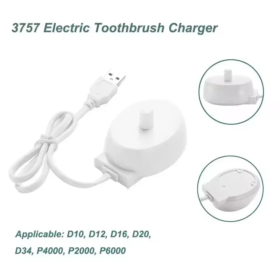 USB Power Charging Base Portable Travel Dock Station, Replacement Charger for Braun Oral B D12 D16 D20 3757 Electric Toothbrush from PriceLows™