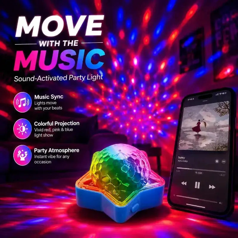 Disco Bracelet Lights | Rechargeable | 360 Rotation | 4 Pack