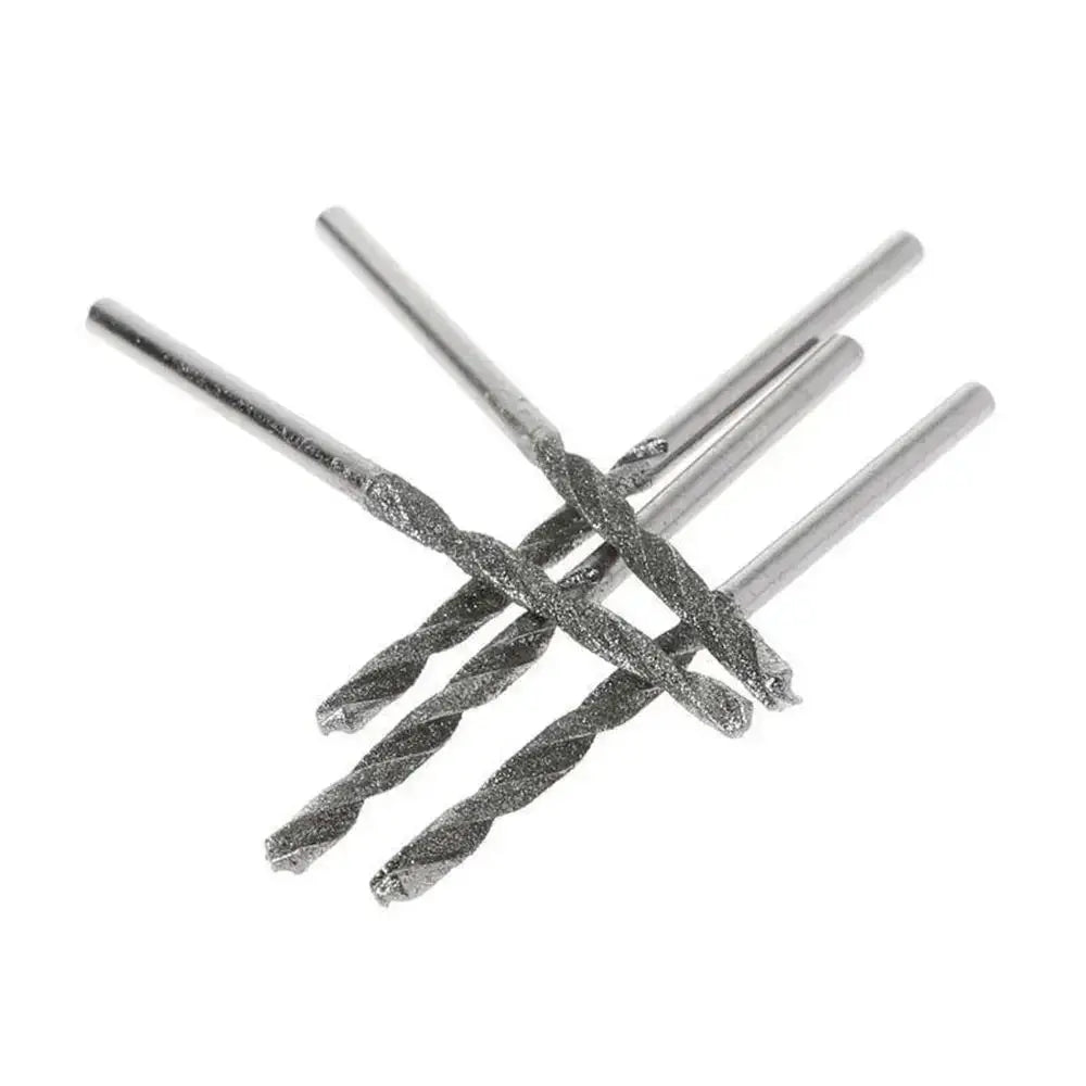 10Pcs Diamond Coated HSS Tipped Solid Bits Drill Twist Drills Bit Hole Saw / 0.8mm 1mm 1.2mm 1.5mm 1.8mm 2mm 2.5mm 3mm 3.5mm 4mm from PriceLows™