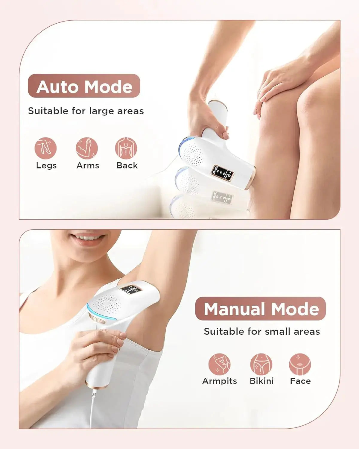 Joopee IPL Hair Removal | 999,000 Flashes | Face And Body | Home Use