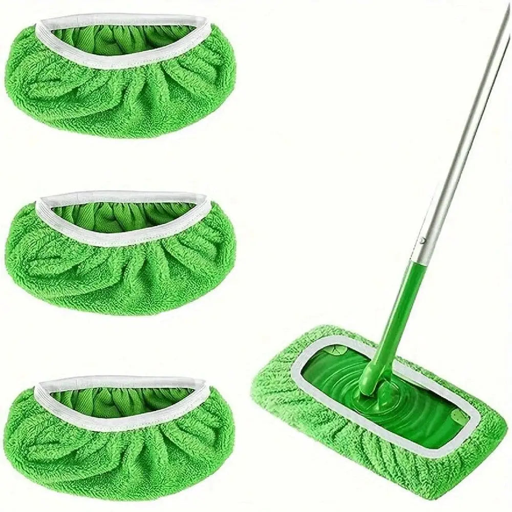 1/3/6pc Microfiber Mop Cloth Dry Cleaning Cloths Household Reusable Microfiber Mop Pads Replacement Washable Rag Towel from PriceLows™