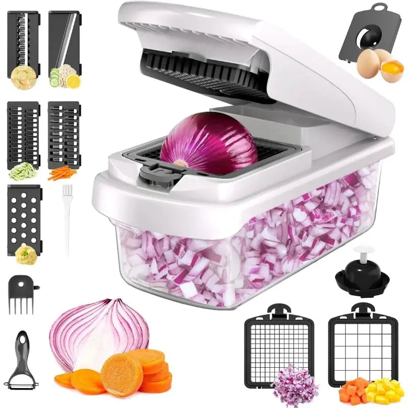 Multifunctional Vegetable Chopper | 15-in-1 | Slicer and Cutter