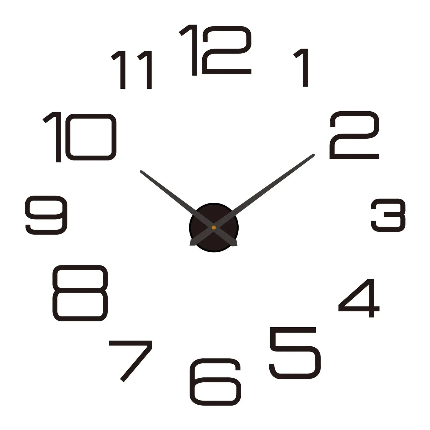2023 Modern Design Large Wall Clock 3D DIY Quartz Clocks Fashion Watches Acrylic Mirror Stickers Living Room Home Decor Horloge from PriceLows™