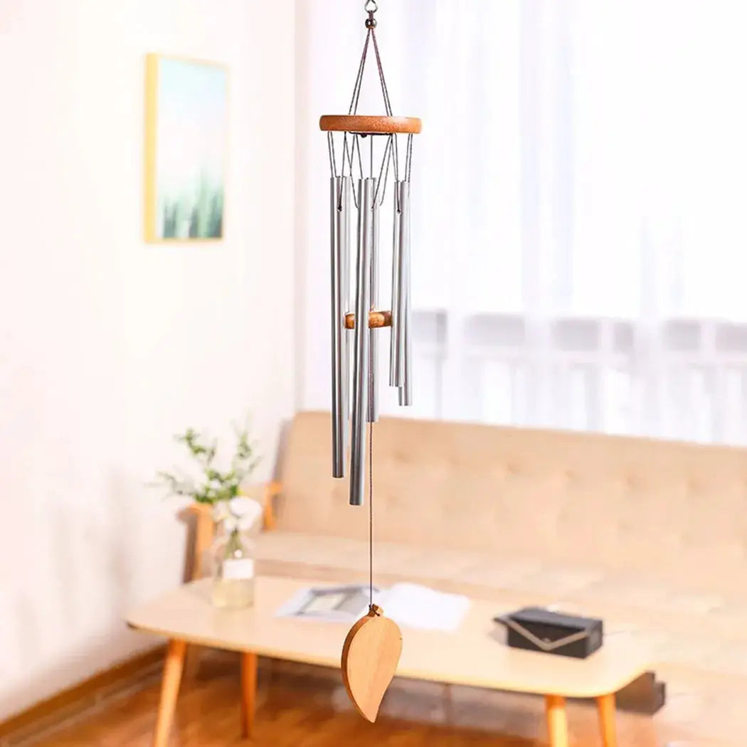 Good Luck Wind Chimes, 6 Tubes Bell Pendant For Home Decorations, Clear And Elegant Sound, Suitable For Indoor And Outdoor Use from PriceLows™