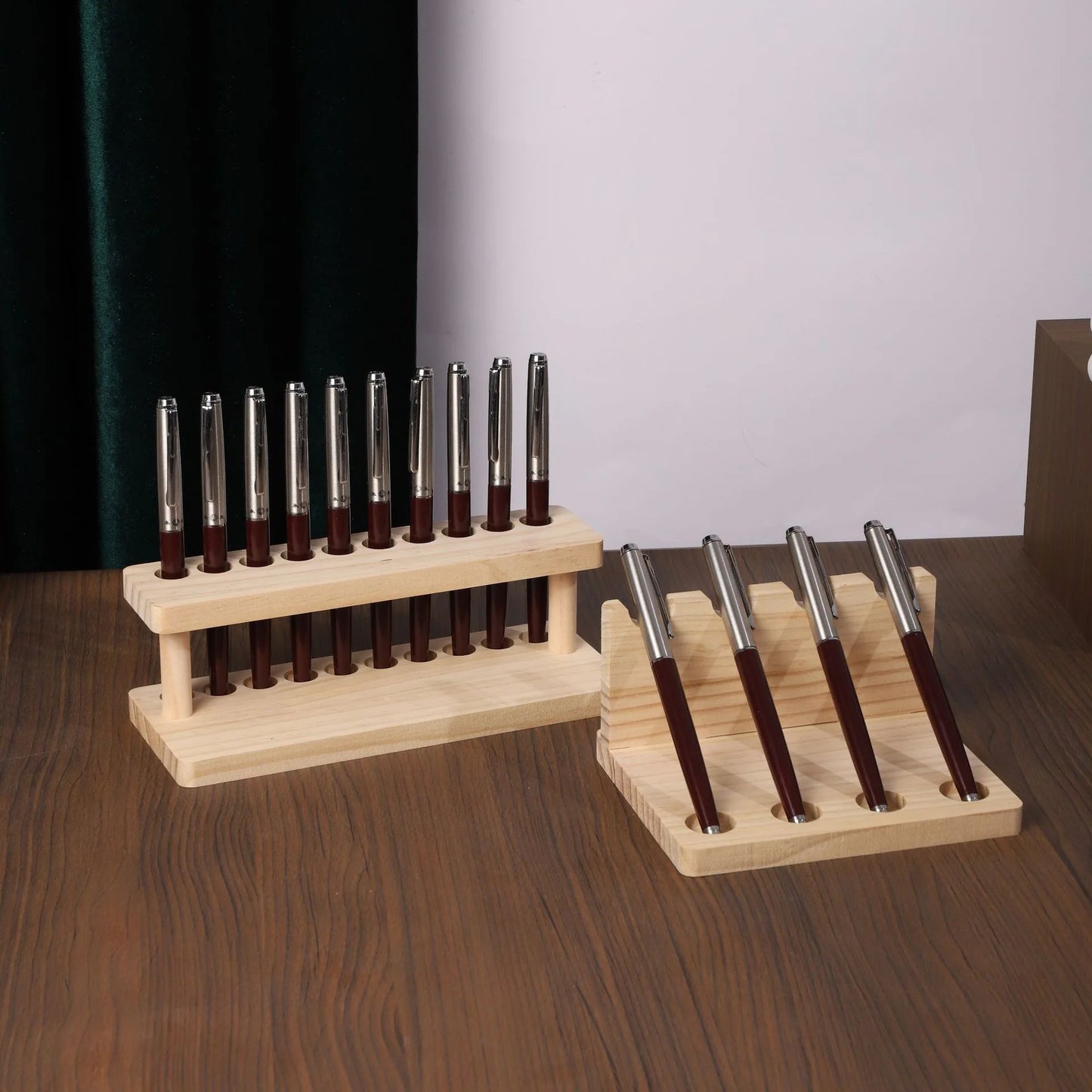 Desk Organizer | Walnut Wood | Pen Holder | Phone Stand