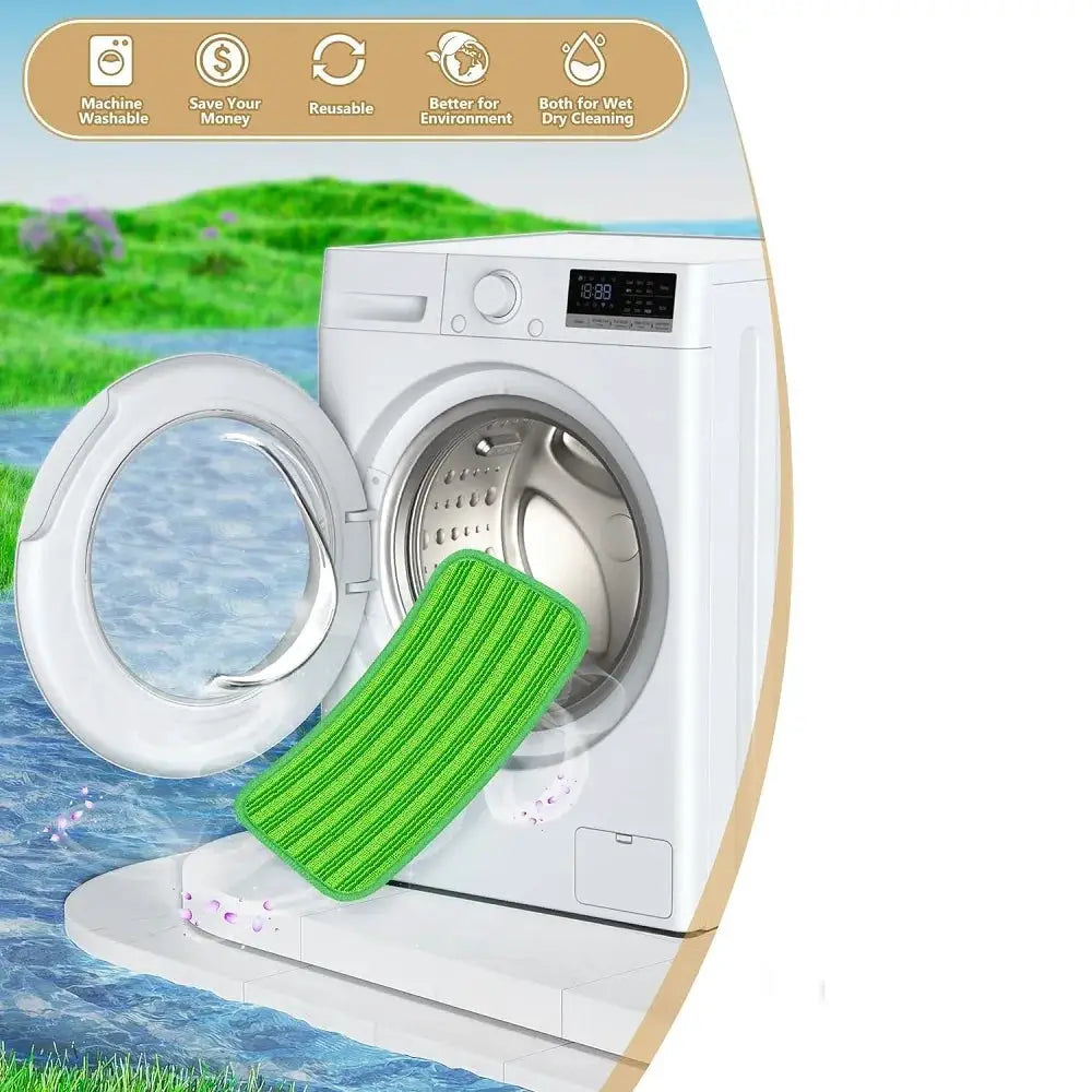 1pc Reusable Mop Pads for Swiffer Sweeper Washable Microfiber Wet Pads Refills Dry Sweeping Cloths for Wet Dry Floor Cleaning from PriceLows™