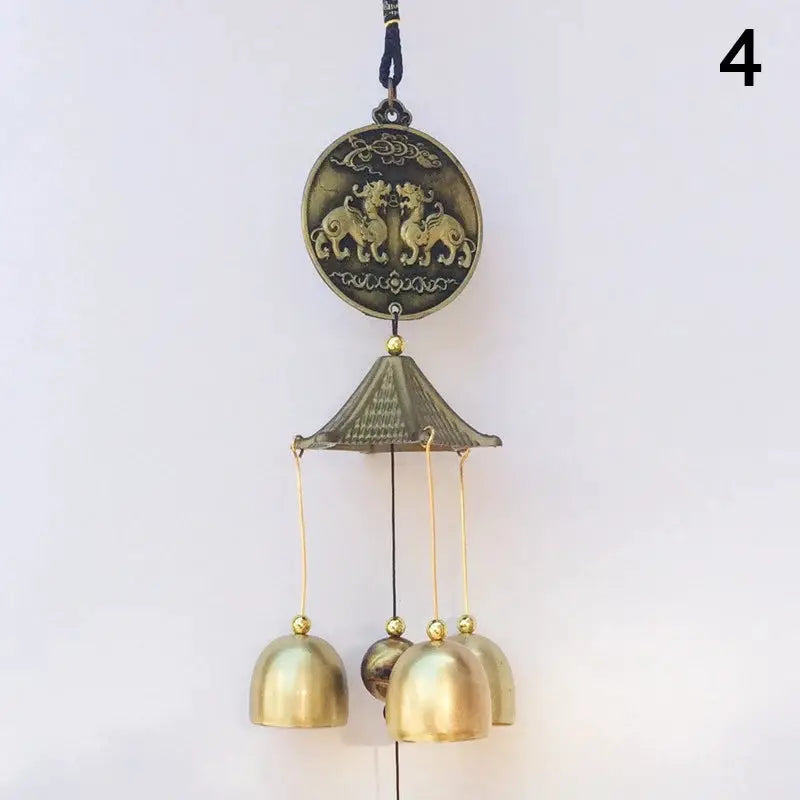 Antique Wind Chime Copper Yard Garden Outdoor Living Decoration Metal Wind Chime from PriceLows™