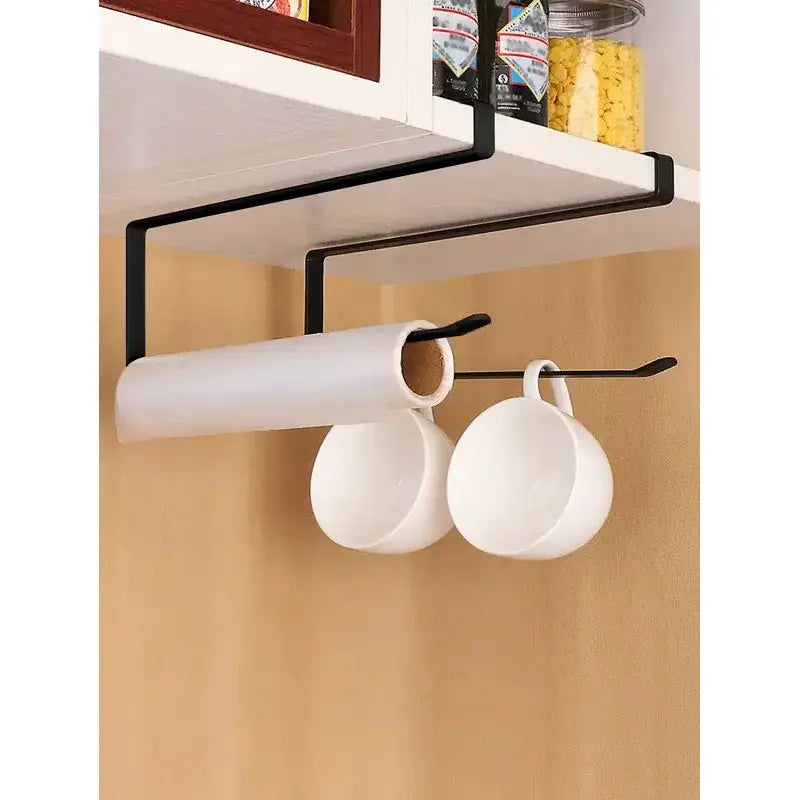 Paper Roll Holder Towel Rack Hanging Shelf Bathroom Storage Toilet Rack Home Kitchen Tissue Accessoriy Wall Stand Hanger Kitchen from PriceLows™