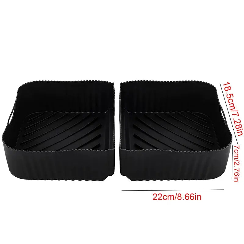 Silicone Air Fryer Liners | Ninja AF500EU Compatible | Non-Stick | 10.4L/5.2L