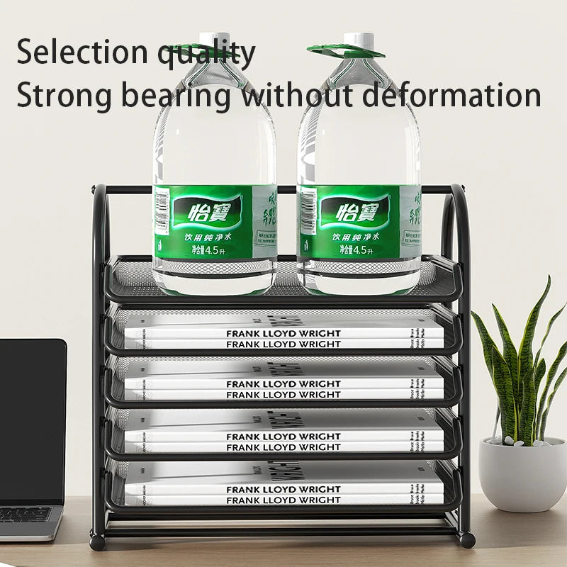 Mesh Letter Tray | Metal Construction | Sliding Trays | Black