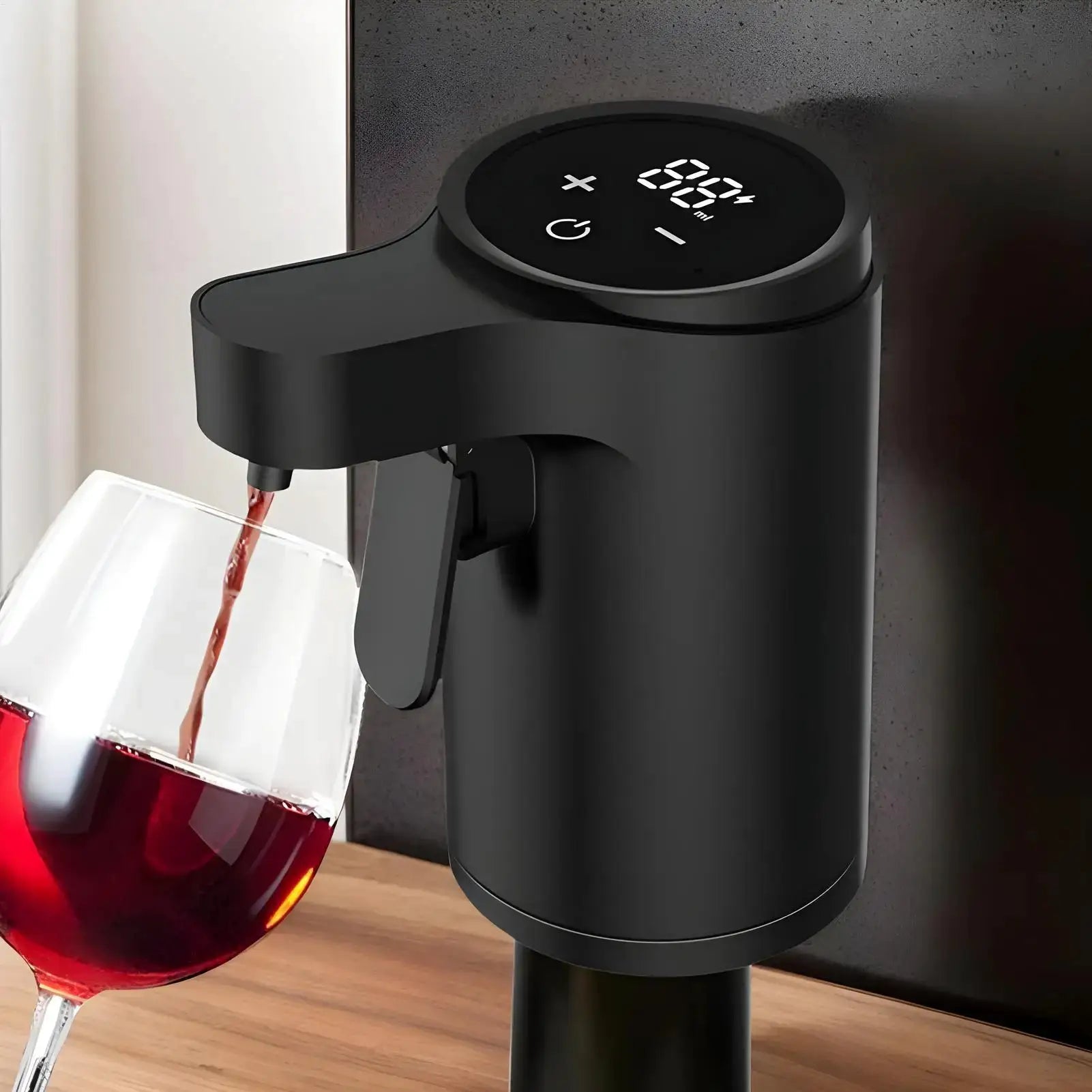 Electric Touch Screen Wine Aerator Automatic Smart Decanter for Red Wine & Whiskey Rechargeable Pourer for Home Bar Party Gift from PriceLows™