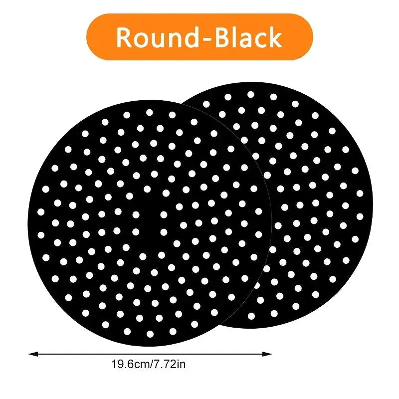 Silicone Air Fryer Mat | 2 Pack | Non-Stick | For Air Fryers