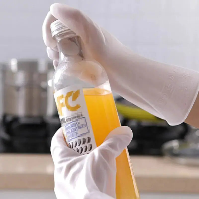 Waterproof Housework Cleaning Gloves Kitchen Cleaning Latex Laundry Dishwashing Gloves Wear Resistant Rubber Gloves from PriceLows™