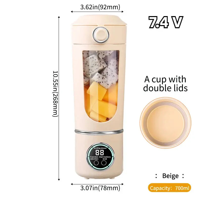 New Portable Juice Maker Blender for Shakes Smoothie 580ML Durable Juicer Steel Blades 2 in 1 Blender Bottle Smoothie Extractor from PriceLows™