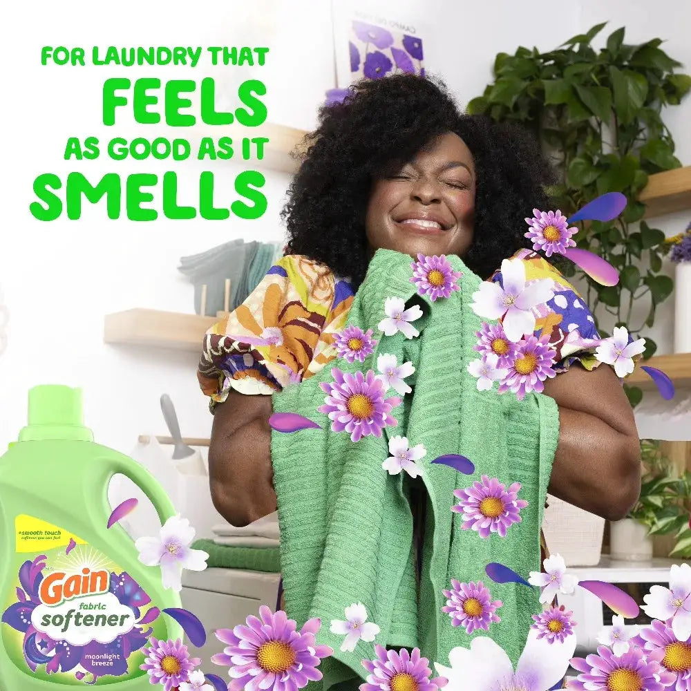 Liquid Fabric Softener | Moonlight Breeze Scent | 72 Oz | 98 Loads