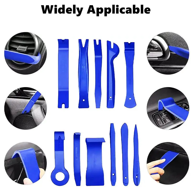 19Pcs Trim Removal Tool Set & Clip Plier Upholstery Remover Nylon Car Panel Removal Set with Portable Storage Bag from PriceLows™