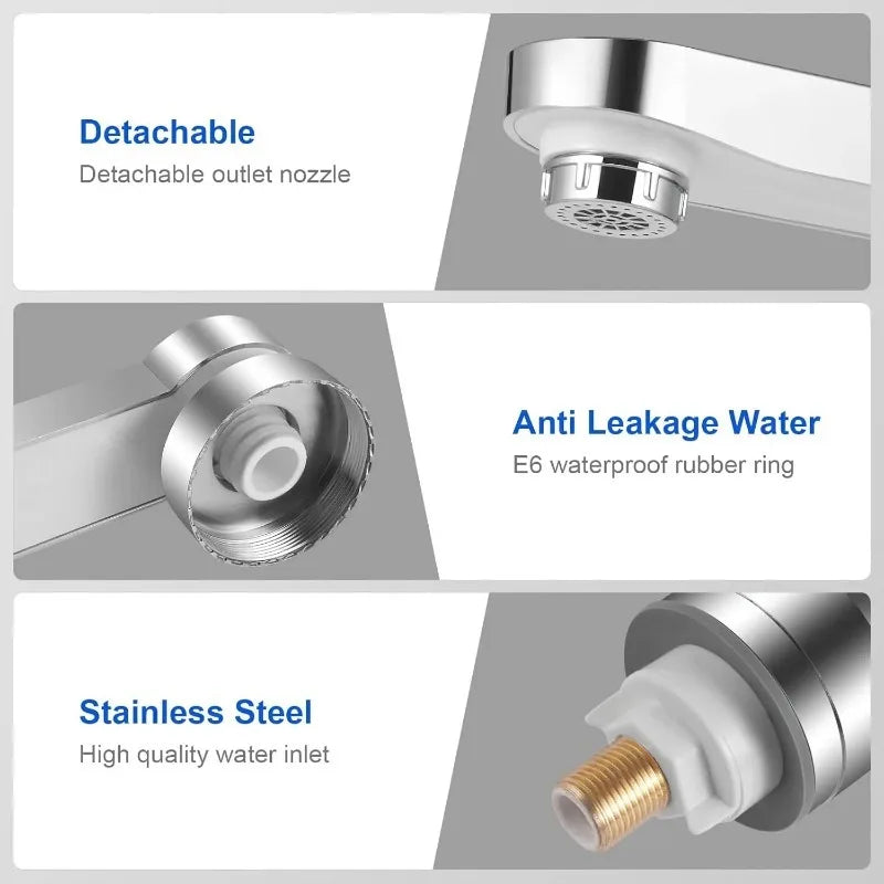 Electric Hot Water Tap | 3000W | LCD Display | 360 Degree Mixer