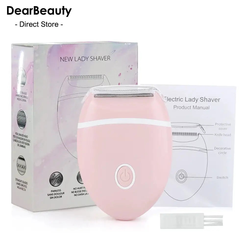 Hailicare Electric Epilator | Rechargeable Cordless | Wet Dry Use | Compact Design