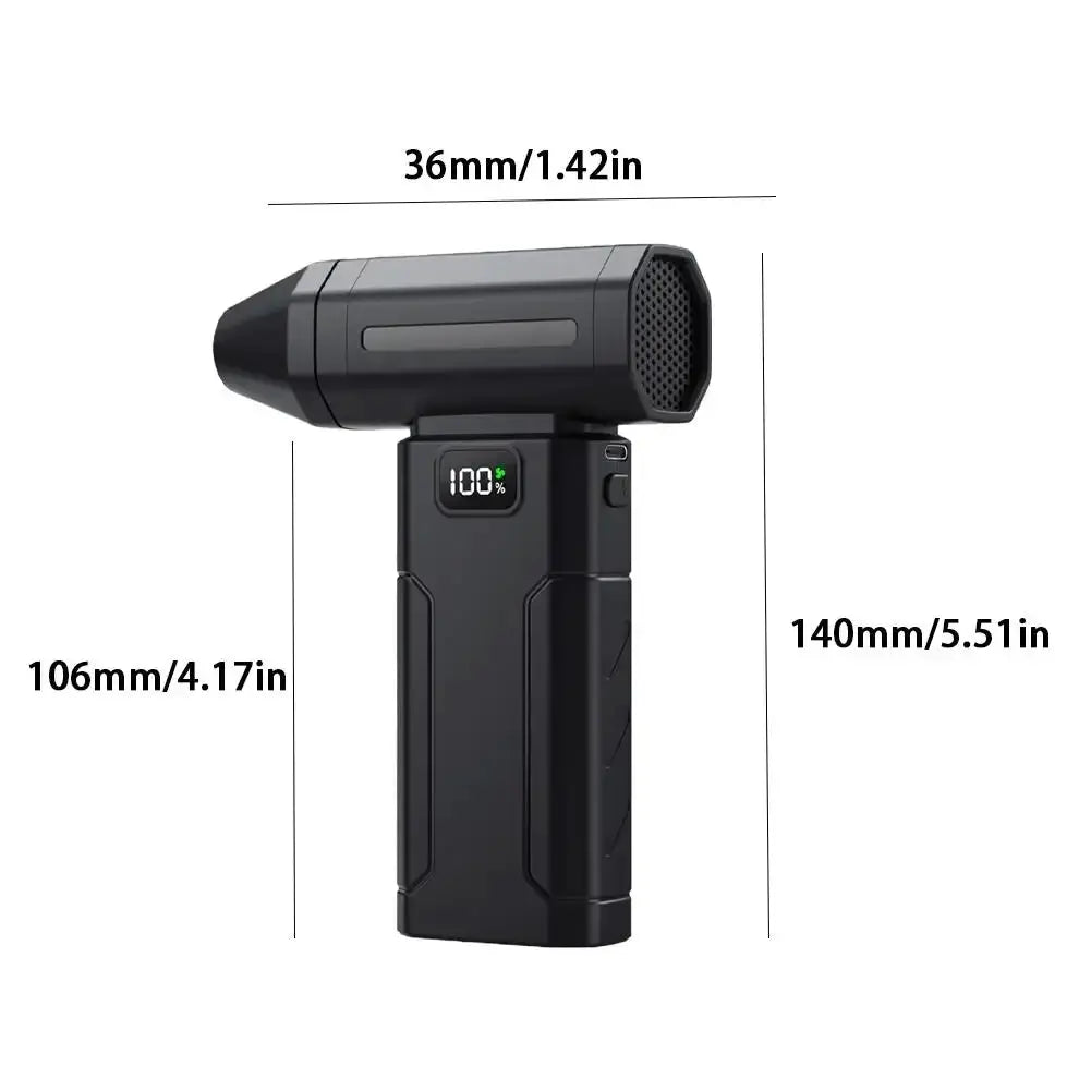 Brushless Fan Blower | 150000 RPM | Rechargeable | Car Cleaning Kit