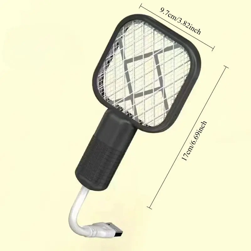 3Styles Electric Mosquito Swatter Rechargeable Mosquito Killer Lamp Wall Mounted Bug Zapper Racket for Home Bedroom Living Room from PriceLows™