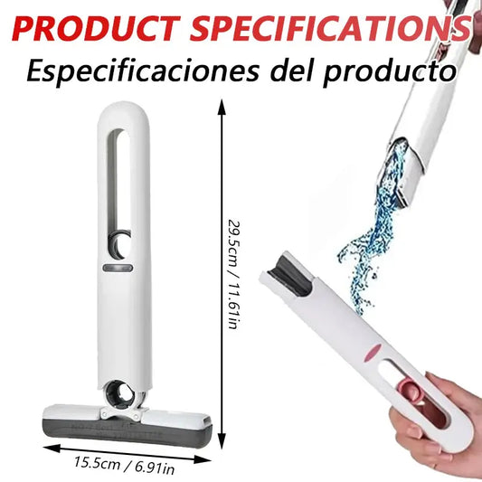 No hand washing required. Strong water absorption Mini squeezable mop with powerful folding design. Household cleaning tool. from PriceLows™