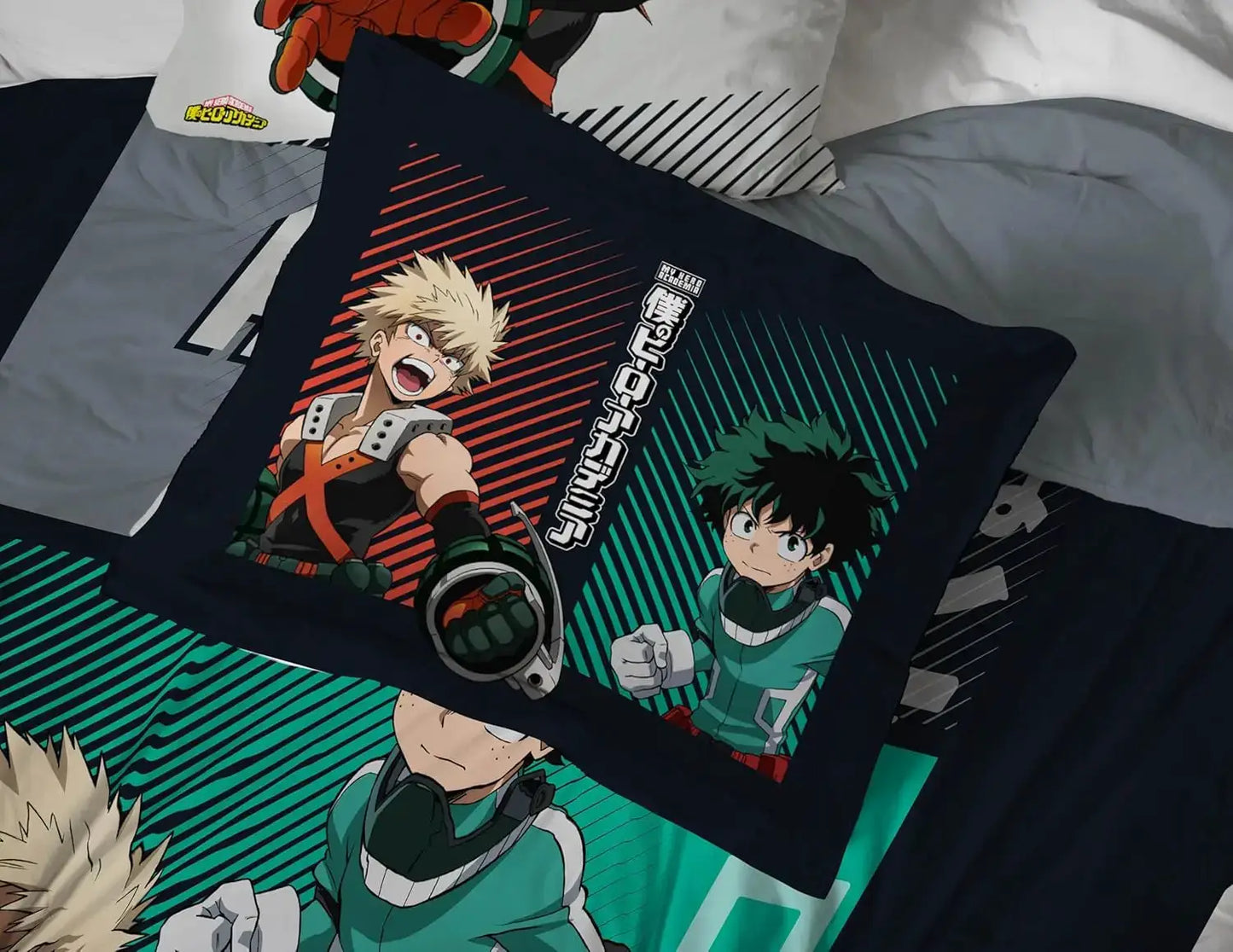 My Hero Academia Twin Comforter Set with Sheets and Pillow Covers - Soft Brushed Microfiber Bedding for Kids Bedroom from PriceLows™