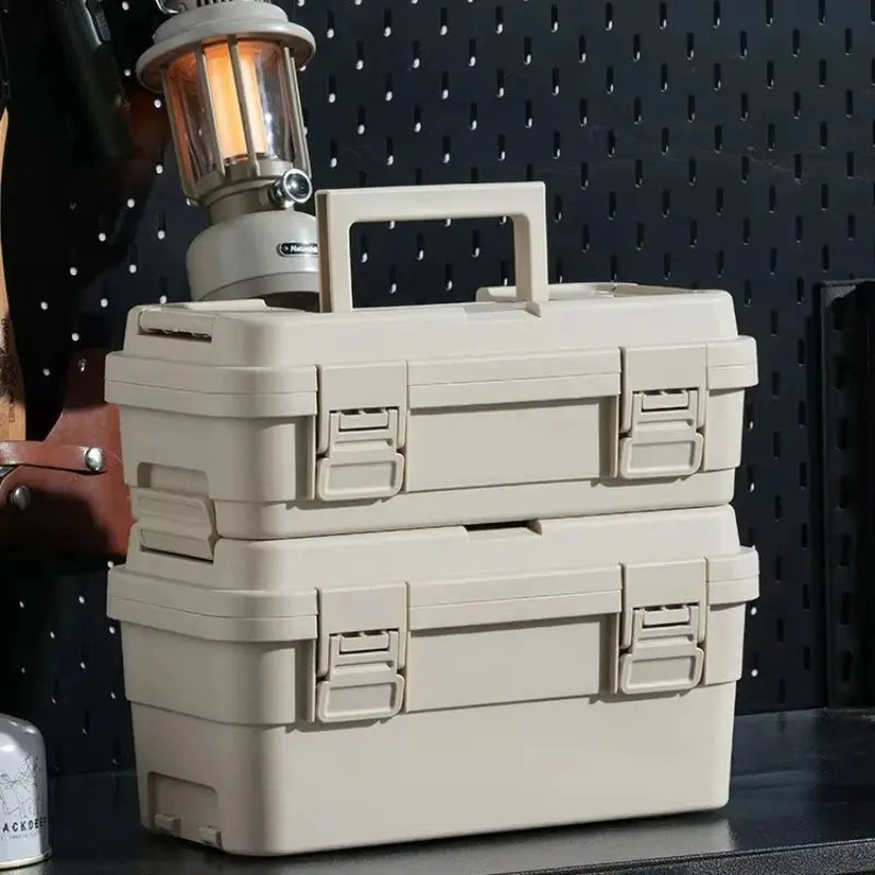 4L/6.5L Stackable Bins Storage Connectable Toolbox Multiple Functions Storage Boxes & Bins Plastic Container Storage from PriceLows™