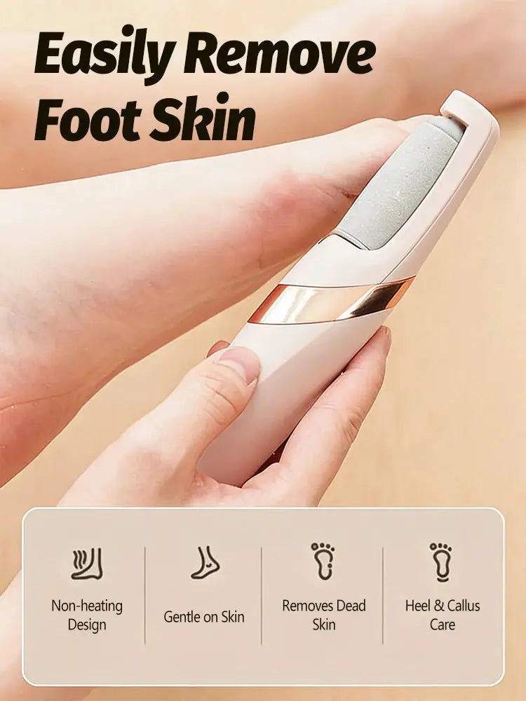 Manual Foot File | Plastic Construction | Exfoliating Scrubber | One Piece