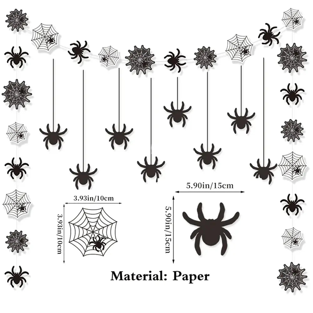 Halloween Decor Set | Paper Material | Hanging Items | Assorted Designs