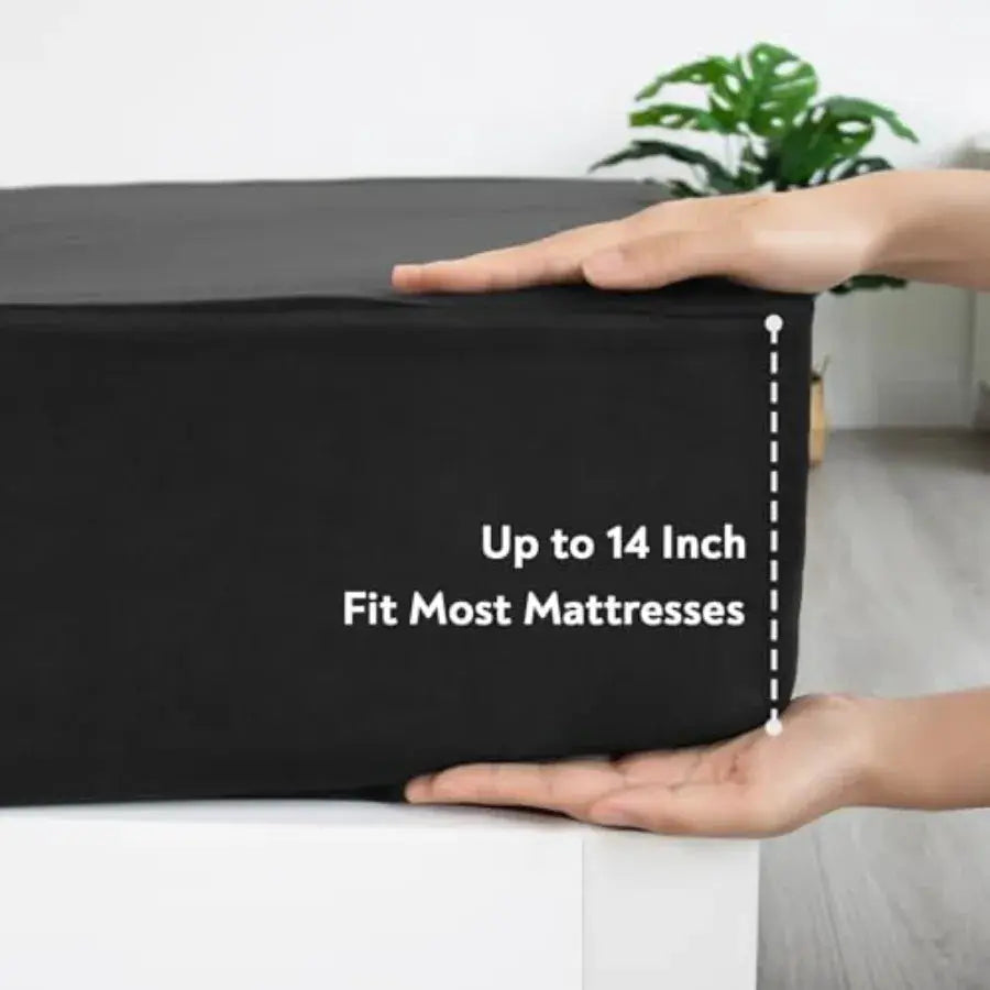 Fitted Sheet Only, Super Soft and Cozy Size Bed Sheets for Boys with Deep Pocket to 14 Inch, Cooling Mattress Bottom Sheets, Sh from PriceLows™