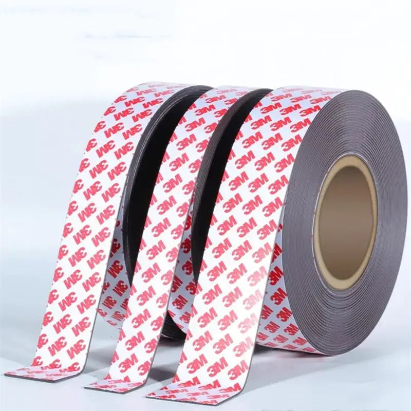 3M Magnetic Strong Adhesive Tape Double-Sided 10Mm/20Mm/30Mm/40Mm Self-adhesion Screen Window Curtain Soft Magnet Adhesive Tape from PriceLows™