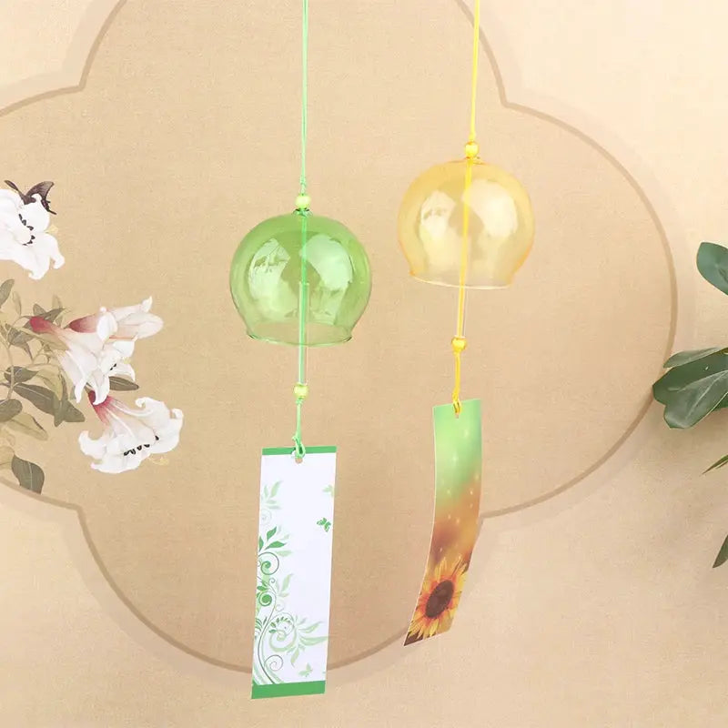1Pc Wind Bells New Handmade Glass Wind Chime Birthday Gift Christmas Gift Home Decors Wind Chimes Japanese Style from PriceLows™