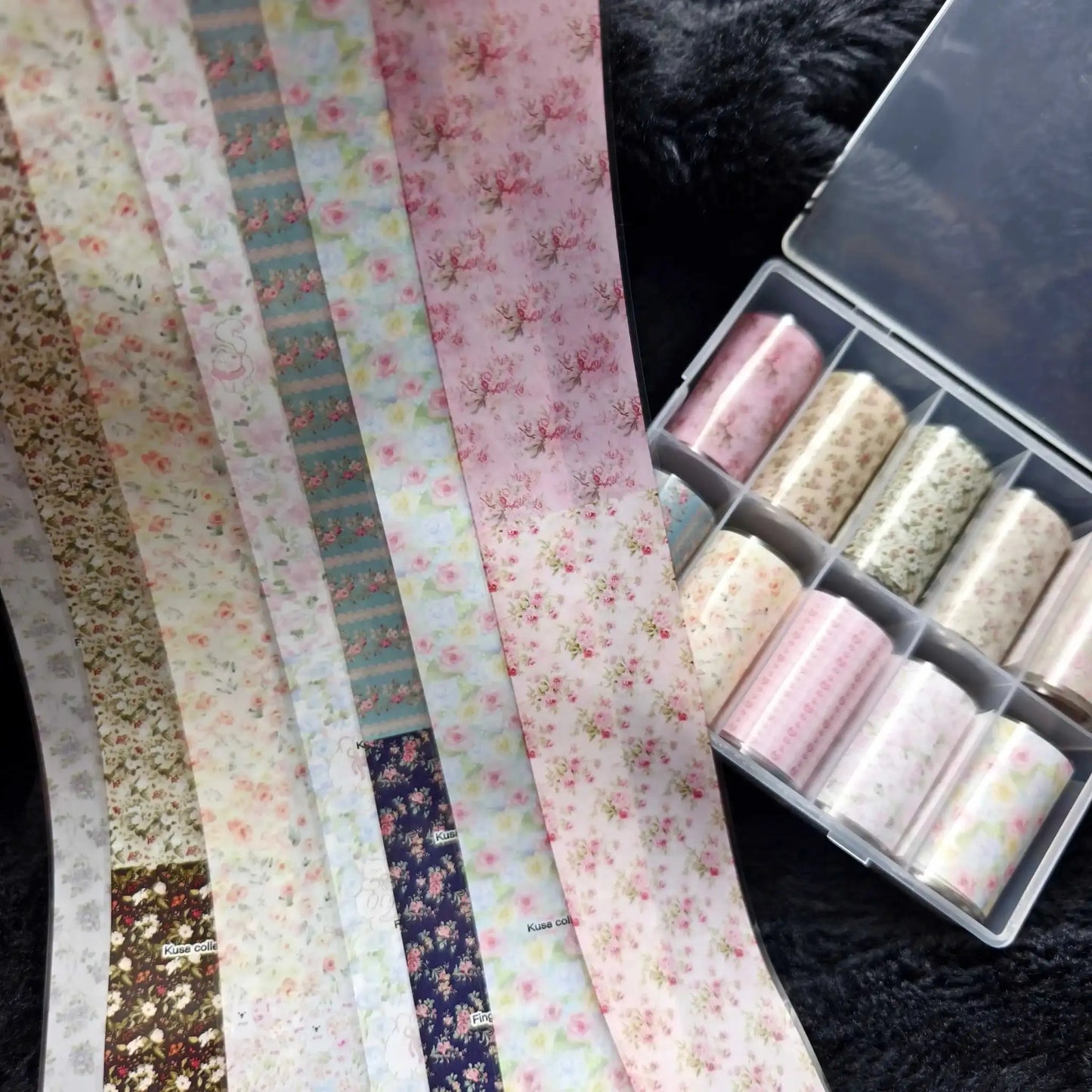 10Rolls Halloween Flower Plaid Angel Marble Bow Nail Foils Transfer Paper Nail Art Stickers Decal Nails Decoration from PriceLows™