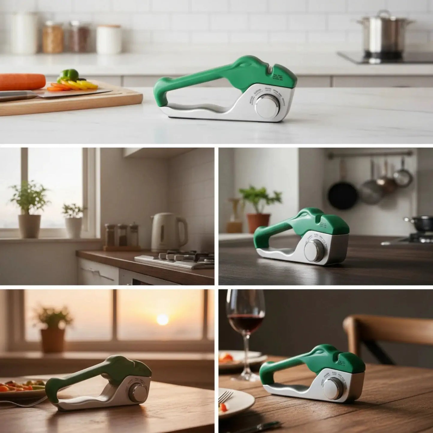 Knife Sharpener | Rotating Selector | Portable Handheld | Wear-Resistant