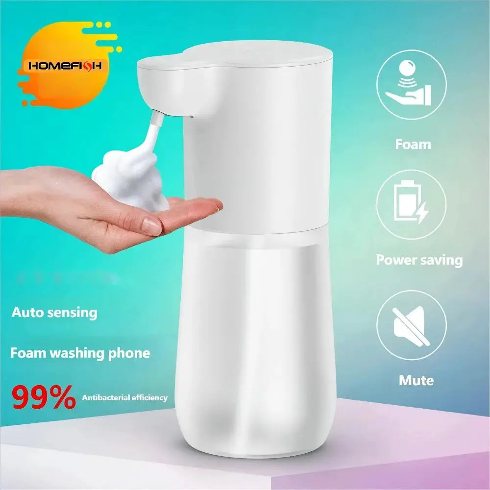 HOMEFISH Smart Sensor Automatic Soap Dispenser 350ml USB Charging Contactless Soap Foam Dispenser Hand Sanitizer Machine from PriceLows™