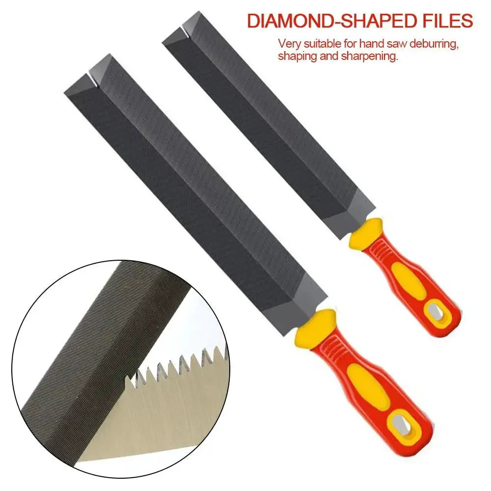 1Pcs 6/8inches Diamond-Shaped Files Saw Files Hand Saw For Sharpening Straightening Wood Carving Metal Glass Grinding Tool from PriceLows™