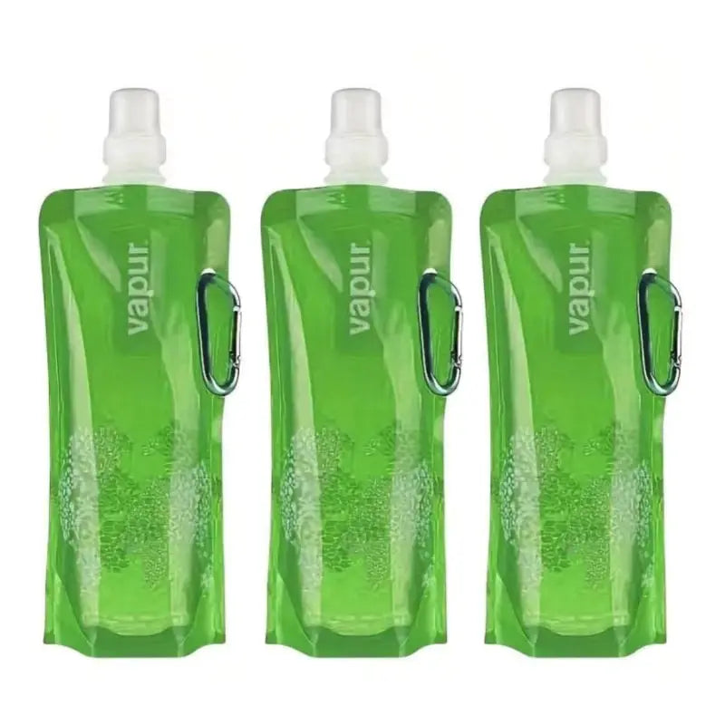 500ml Hiking Collapsible Water Bottles with Mountaineering Buckle Foldable Backpacking Water Bottle for Camping Hiking Cycling from PriceLows™
