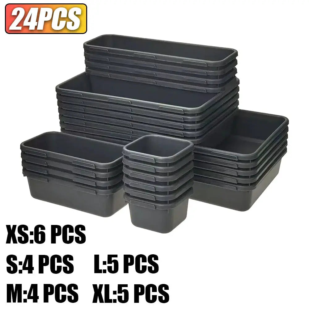 5 Sizes Tool Box Organizer Tray Divider Set Drawer Organizer Bin Garage Organization and Storage Toolbox Rolling Tool from PriceLows™