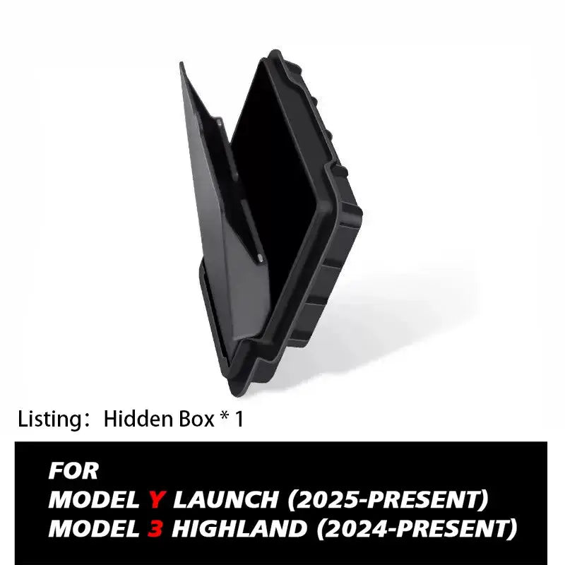 For Tesla Model Y Juniper 2025 Armrest Organizer Hidden Box Center Console Storage Box Trays For Tesla Highland 2025 from PriceLows™