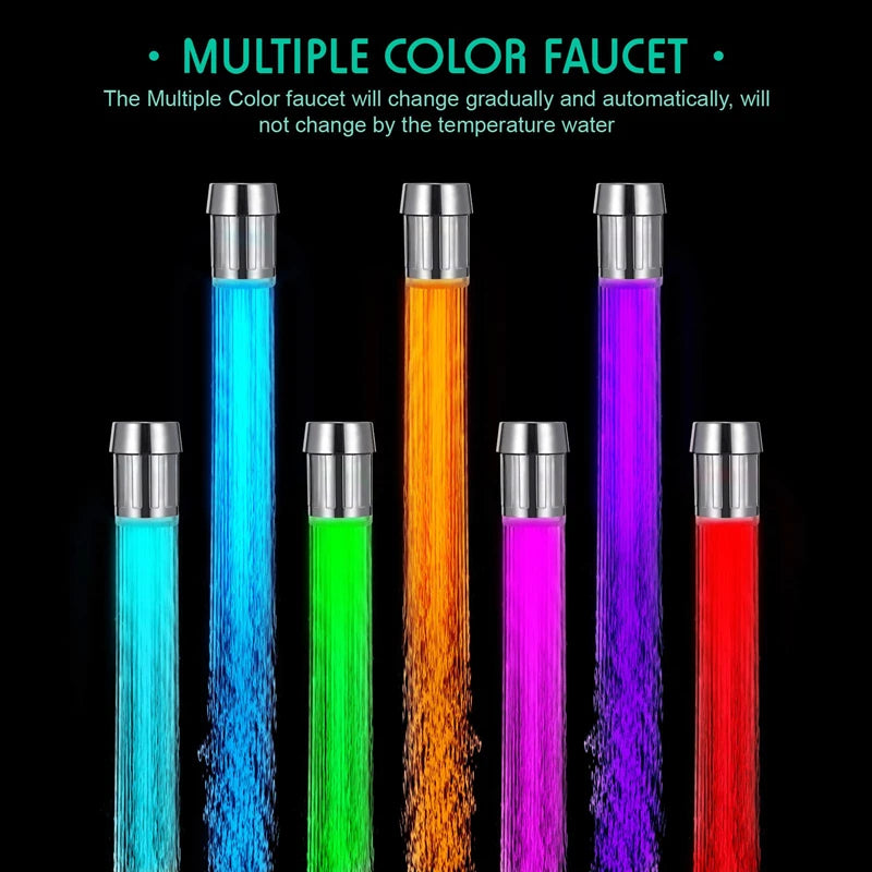 LED Faucet | Temperature Sensing | 7 Color Change LED | Universal Fit