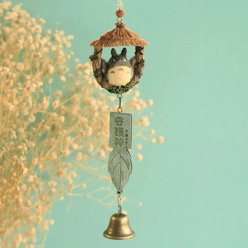Resin Wind Chime Ornaments Totoro Wind Chime DIY Craft Gifts for Home Garden Decor from PriceLows™