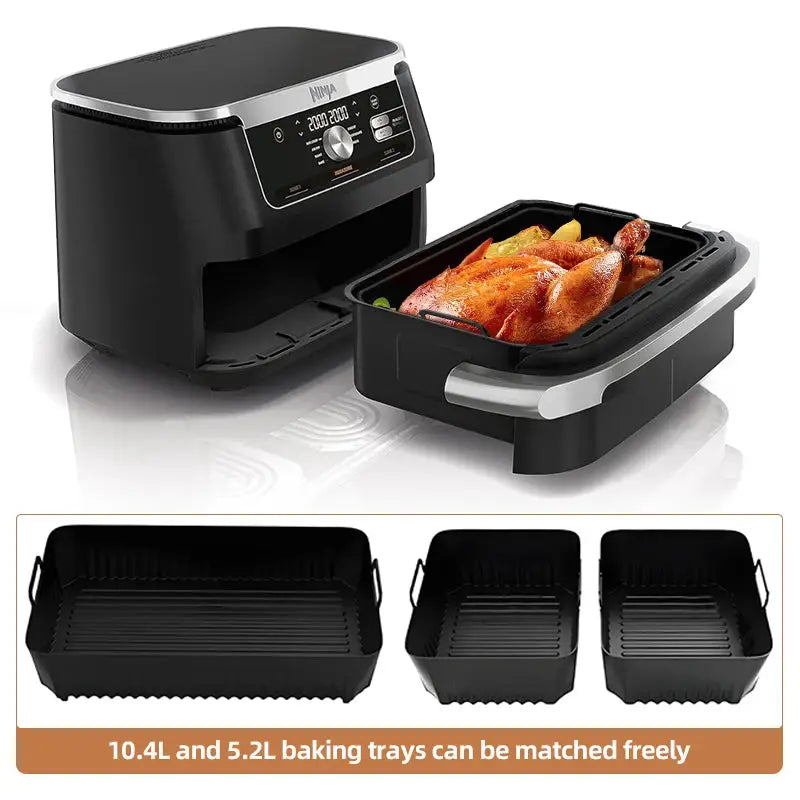 Silicone Air Fryer Basket Liner | Reusable | Non-Stick BPA-Free | Ninja AF500