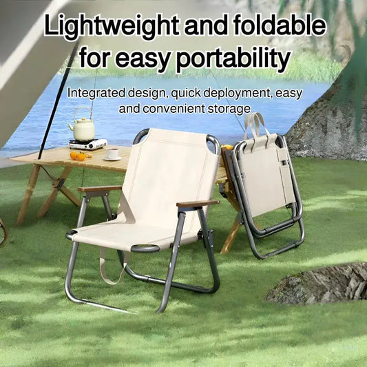 Picnic Beach Folding Chair, Ultra-Lightweight Portable Camping Fishing Seat, Outdoor Compact Durable Chair,Comfortable Practical from PriceLows™