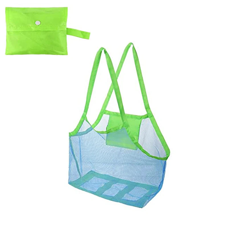 Children Sand Away Protable Mesh Bag Kids Toys Storage Bags Swimming Large Beach eco Bag Women Cosmetic Makeup Bag сумка женска from PriceLows™