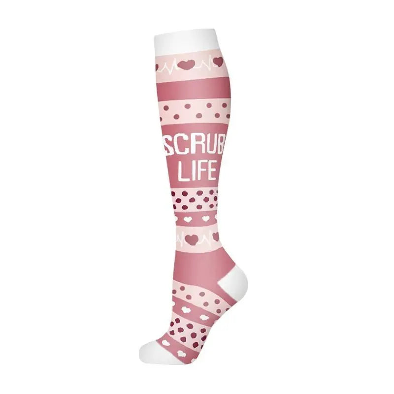 Compression Socks | Crew Height | Four Way Stretch | Unisex