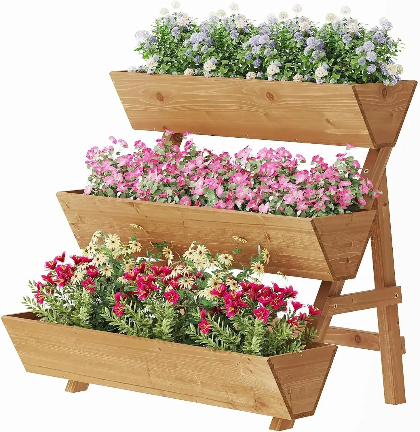 Raised Garden Bed, 3 Tier Vertical Garden Planter for Indoor & Outdoor, Raised Planter Box with Legs from PriceLows™