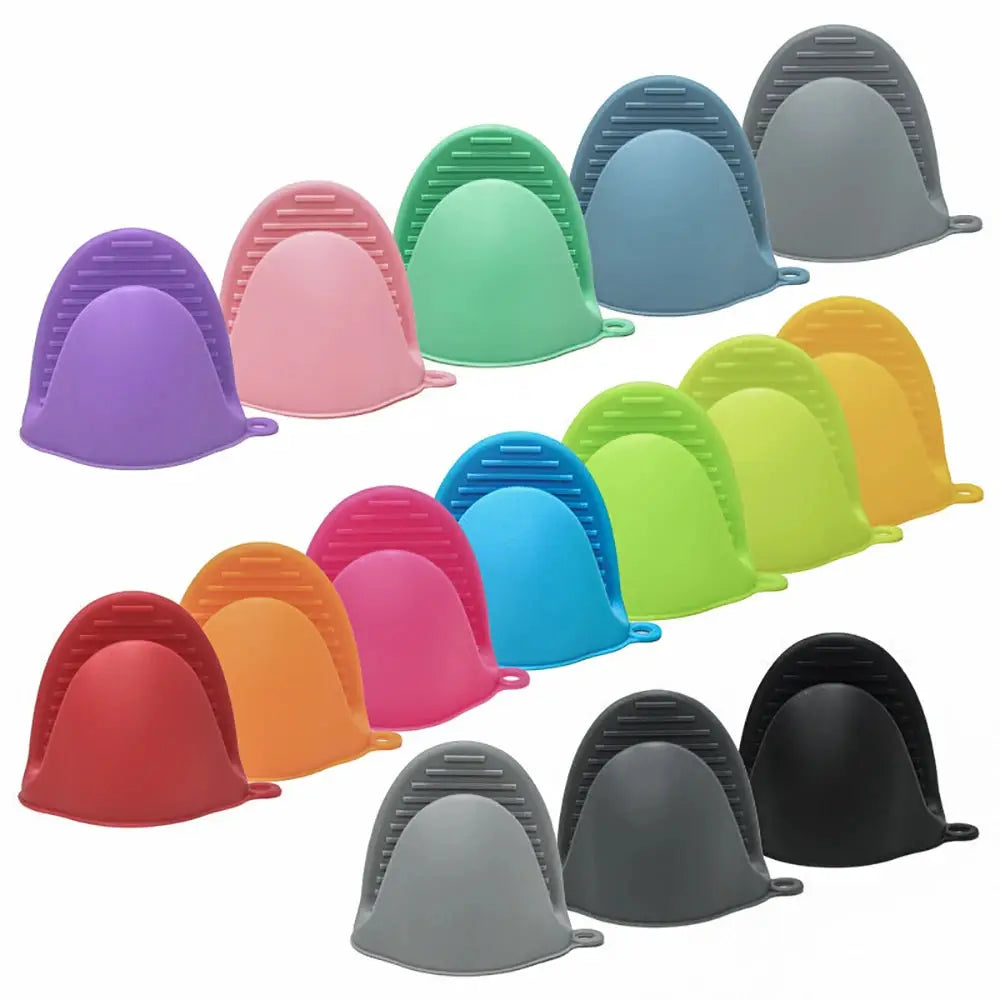 Oven Mitts | Silicone Heat Resistant | Slip Resistant Pinch Mitts | One Size